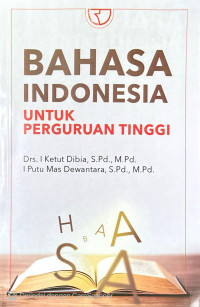 Image of Bahasa Indonesia Untuk Perguruan Tinggi